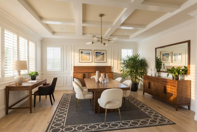 General Remodeling — Master in Design Coffered Dining Room