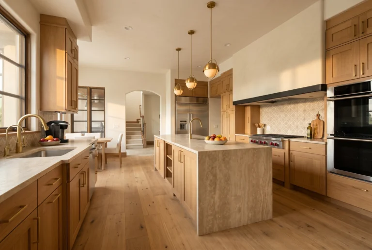 Kitchen Remodeling in Tarzana — Master in Design Transitional Oak Kitchen
